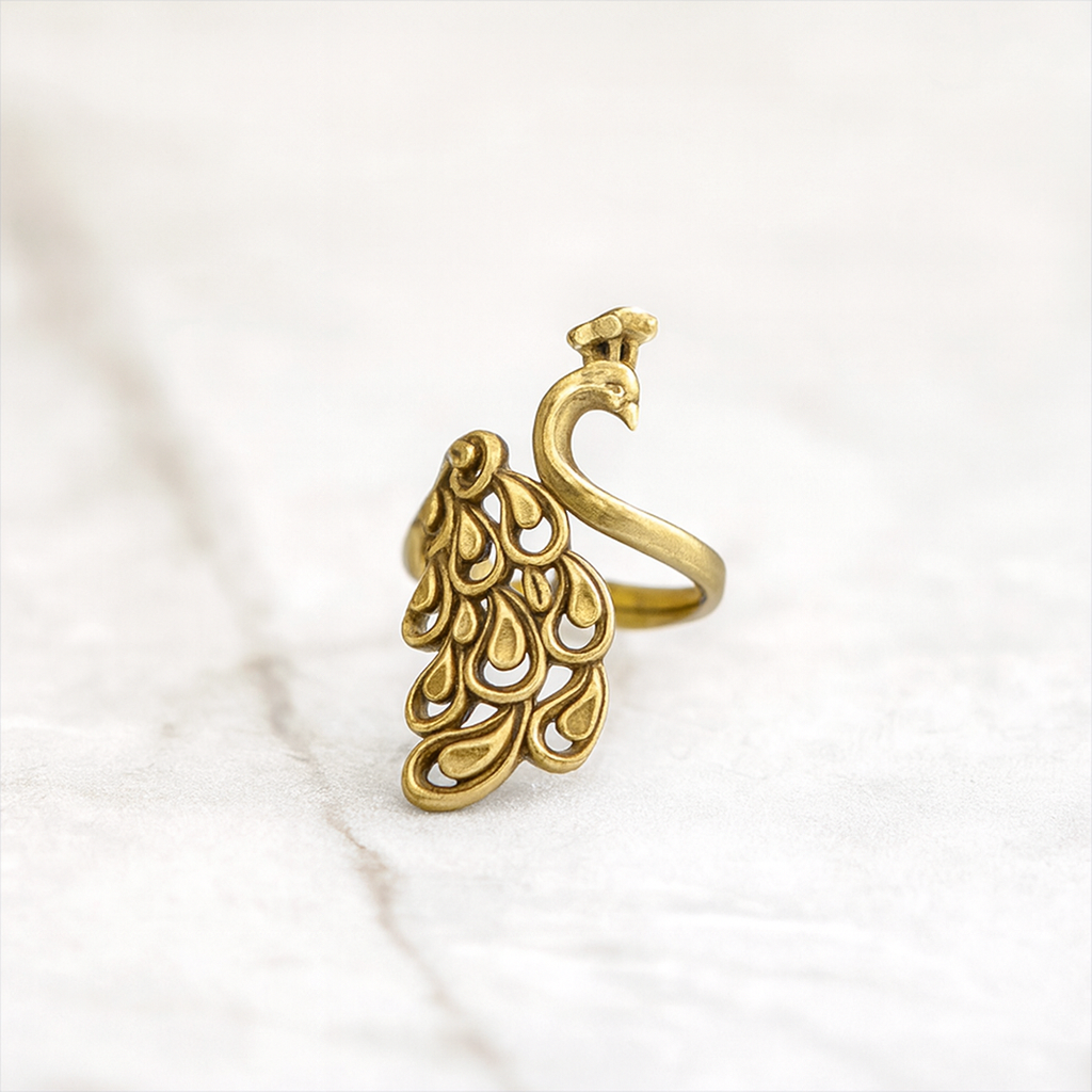 Bague Paon Impérial
