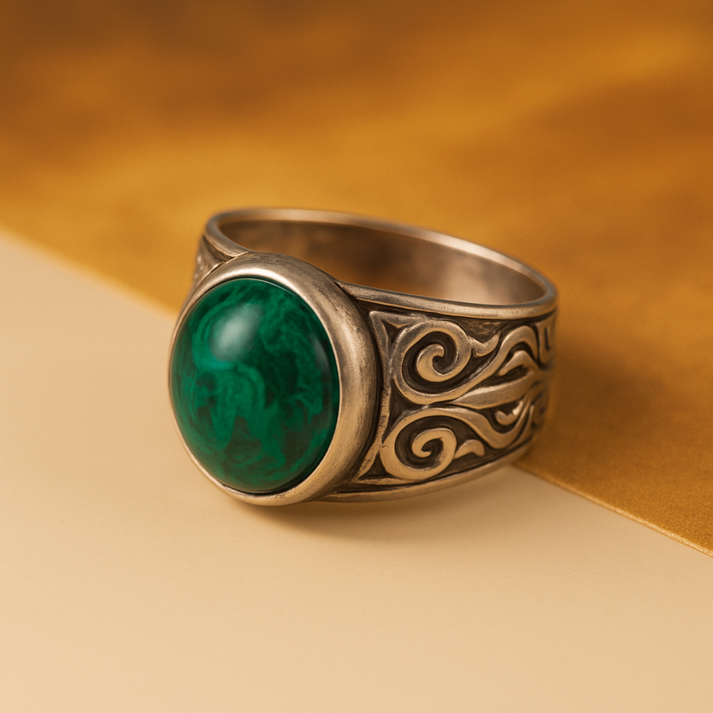 Bague Guerrier d’Émeraude