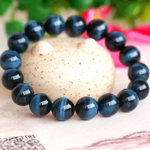 Bracelet "Gardien du Ciel" en Oeil de Faucon