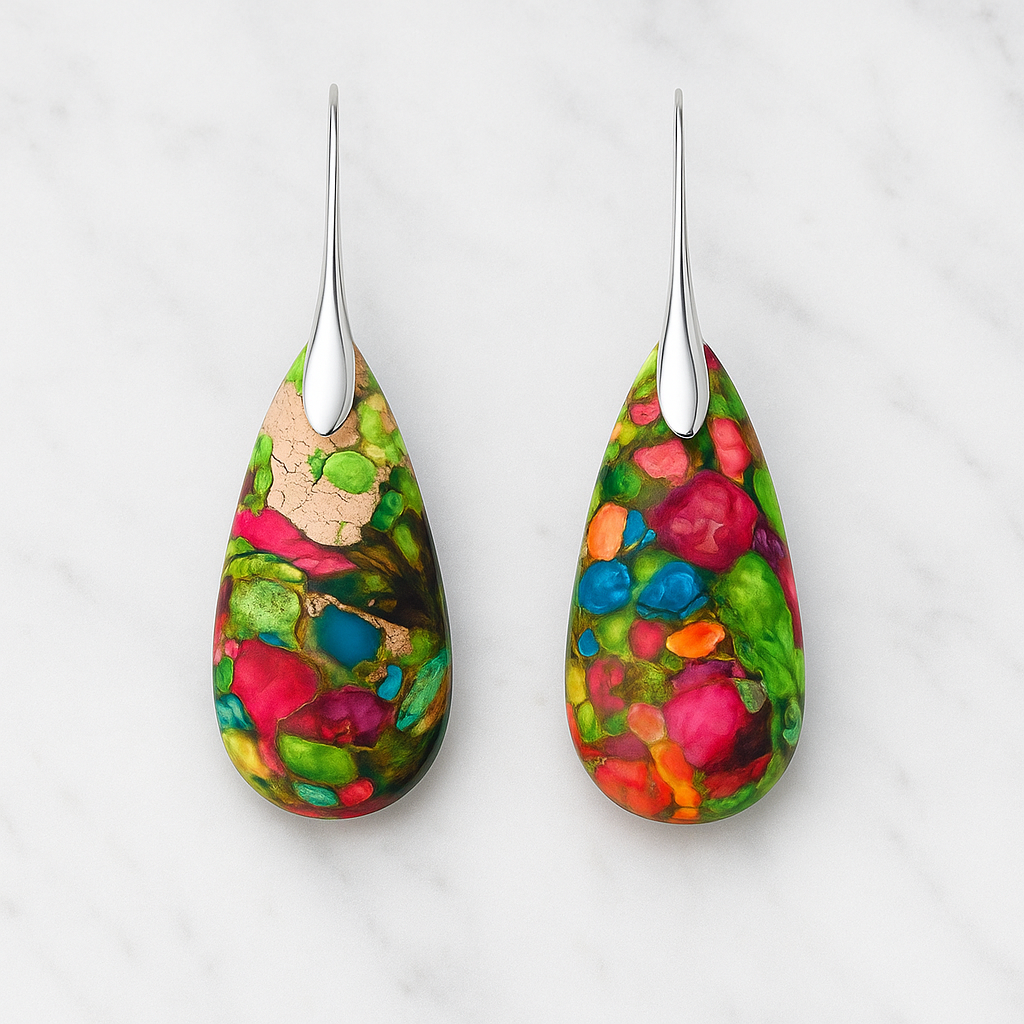 Boucles d’Oreilles "Gouttes Bohèmes"