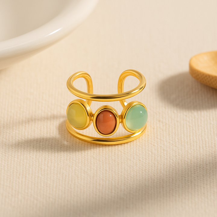 Bague "Trois Énergies"