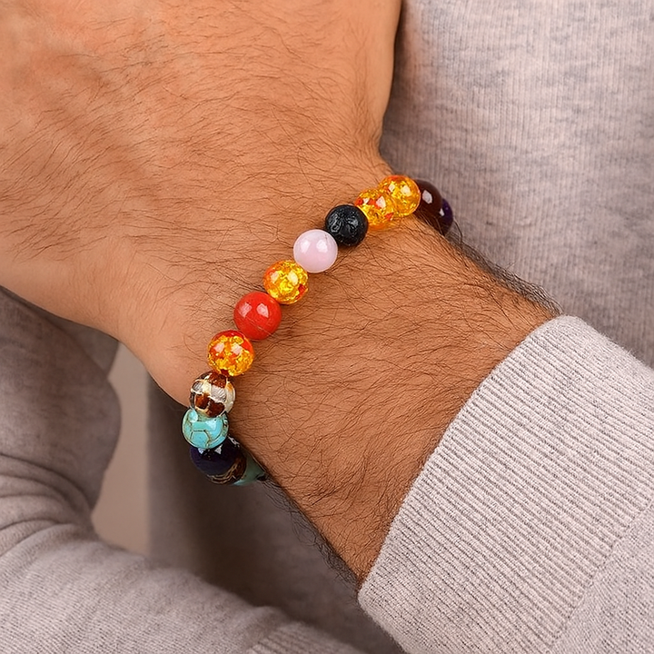Bracelet "Passion" en pierre de Grenat et de Feu