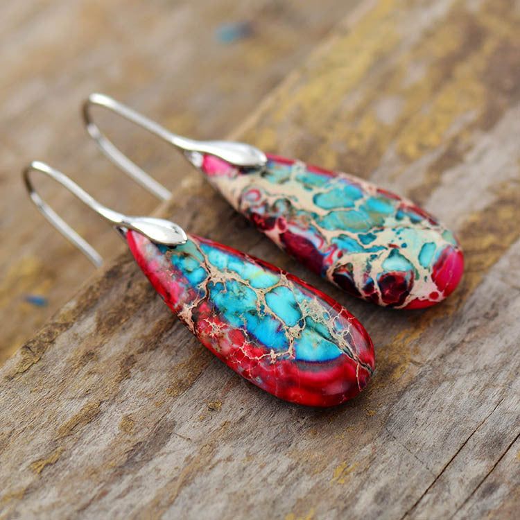 Boucles d’Oreilles "Gouttes Bohèmes"