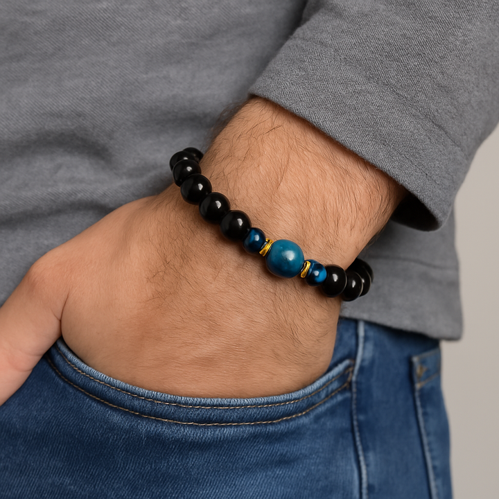 Bracelet en pierre naturelle œil de tigre