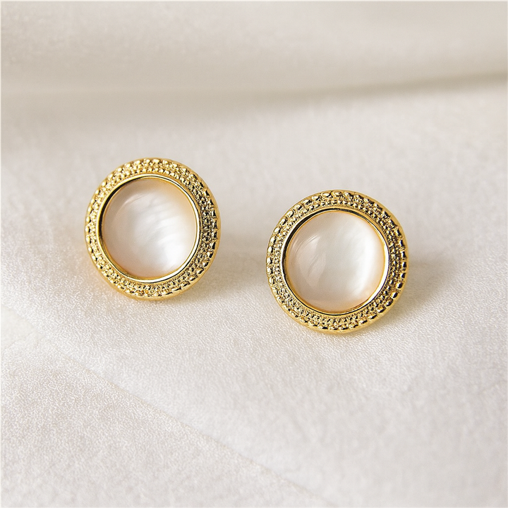 Boucles d’Oreilles "Éclat Opalin"