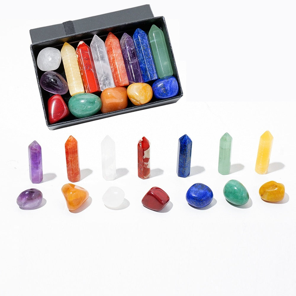 Coffret Cristaux Naturels & Pointes Énergétiques