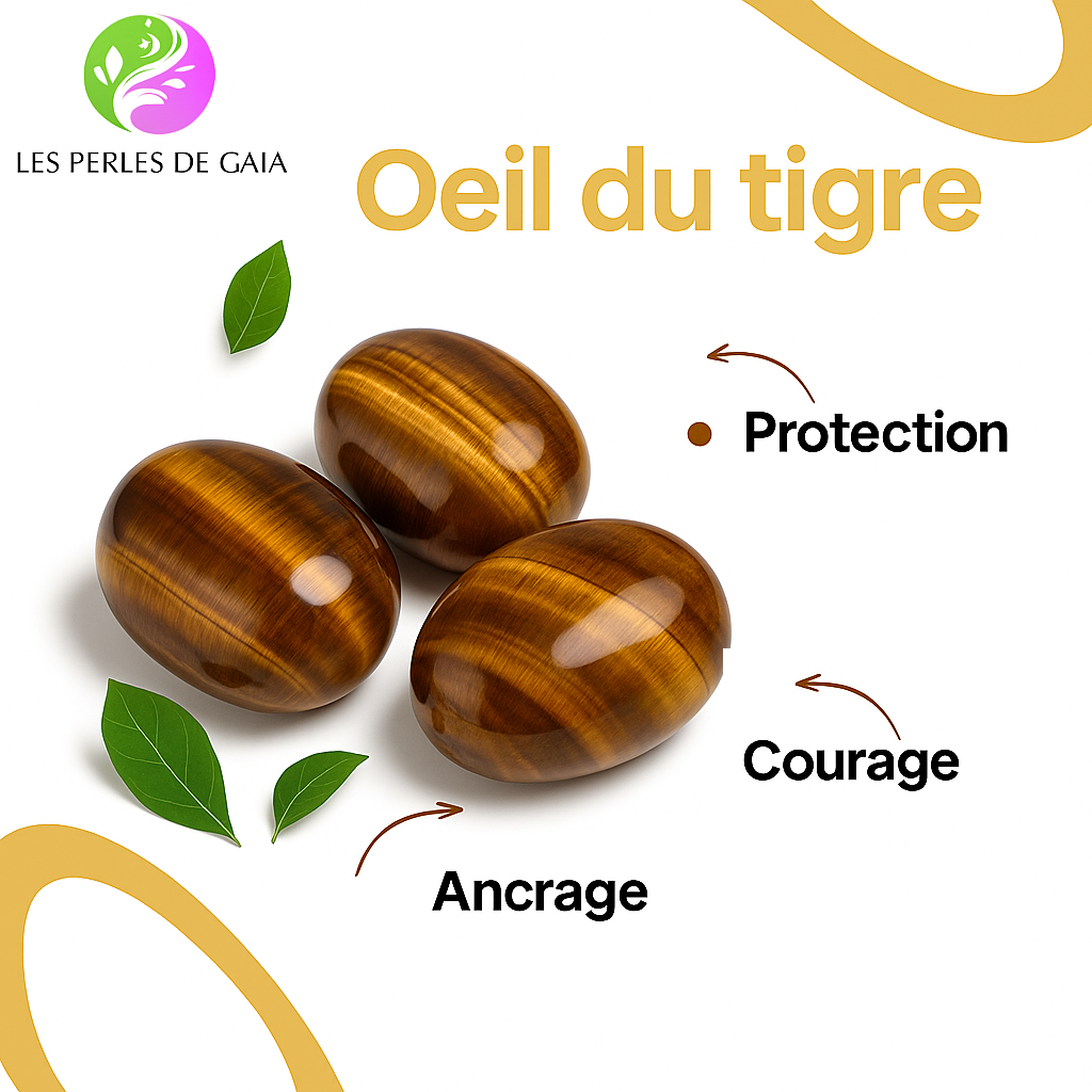 Bracelet "Confiance en soi"en Œil de Tigre et Apatite