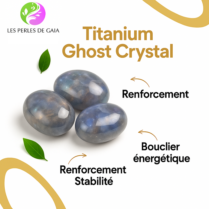 Bracelet "Élégance Mystique" en Titanium Ghost Crystal