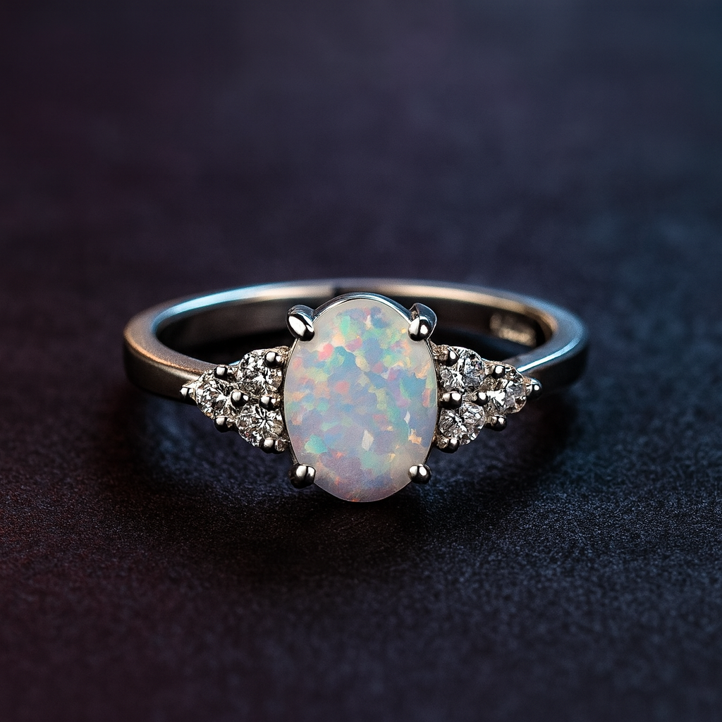 Bague Pierre de Lune Naturelle
