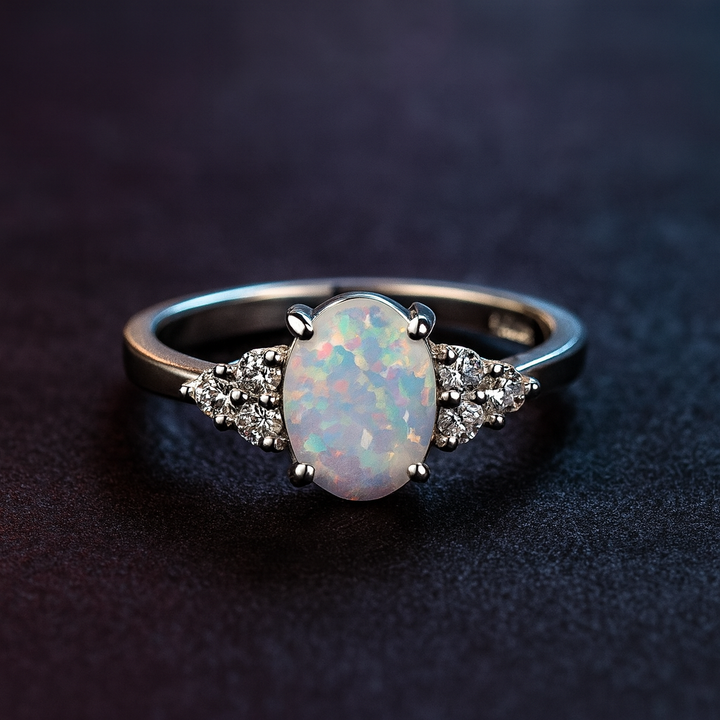 Bague Pierre de Lune Naturelle