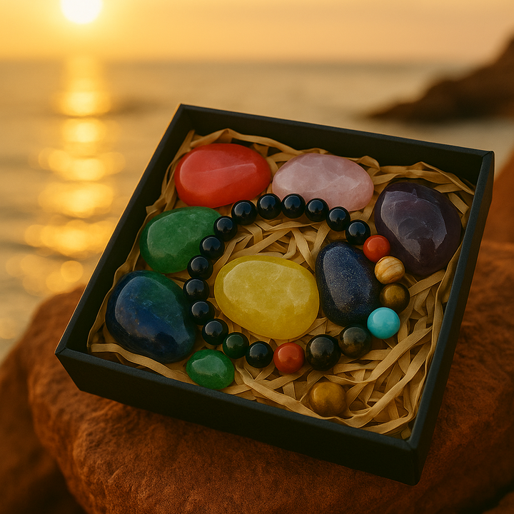 Coffret Cadeau Bracelet & Pierres Naturelles