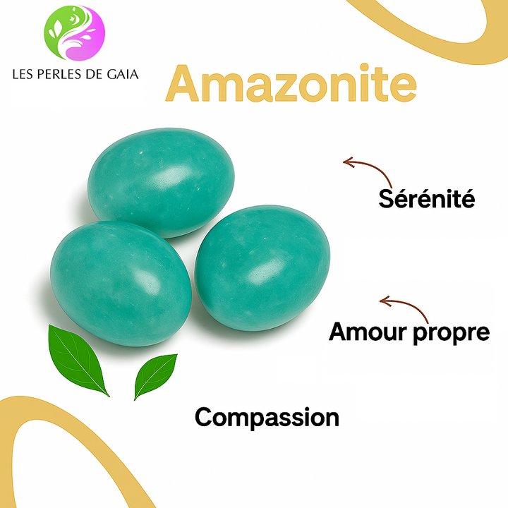 Bracelet "Harmonie et Sérénité" en Amazonite
