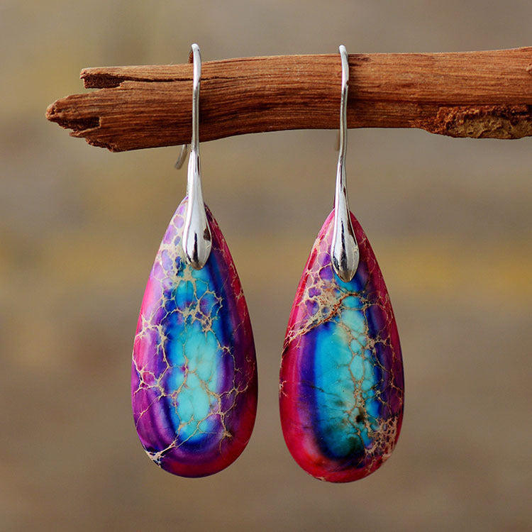 Boucles d’Oreilles "Gouttes Bohèmes"