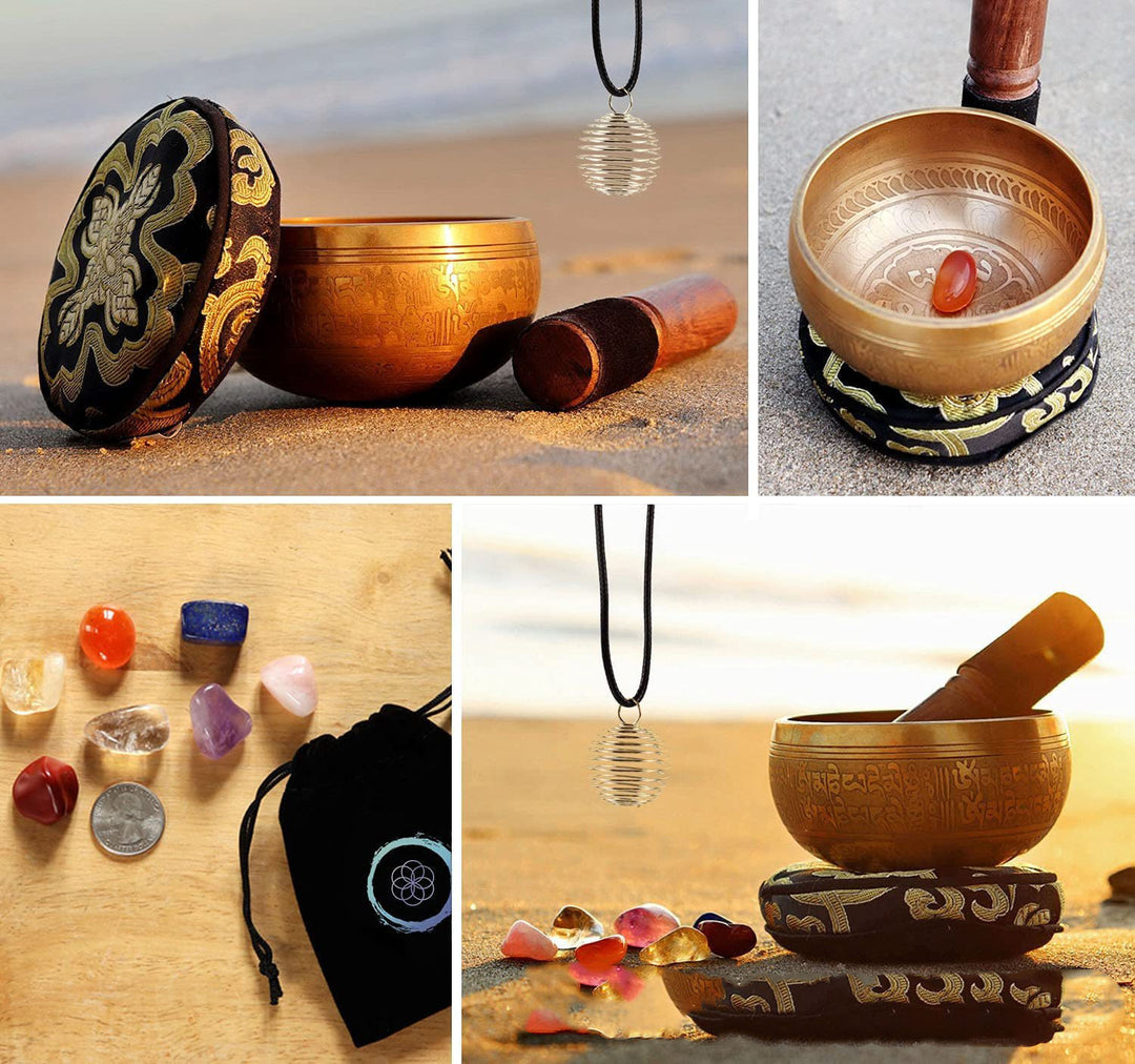 Coffret Cadeau Bouddha Son & Cristaux Naturels