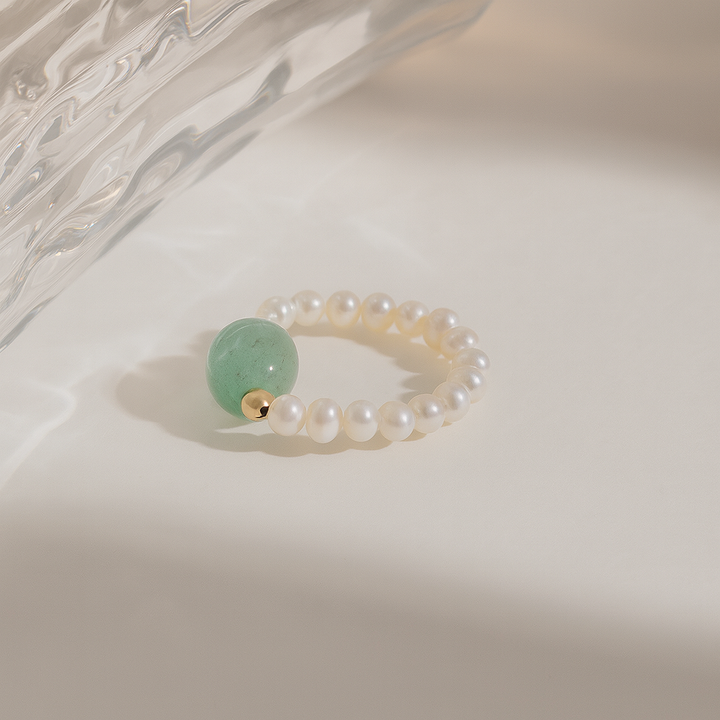 Bague « Pureté Éternelle » en Perle Naturelle