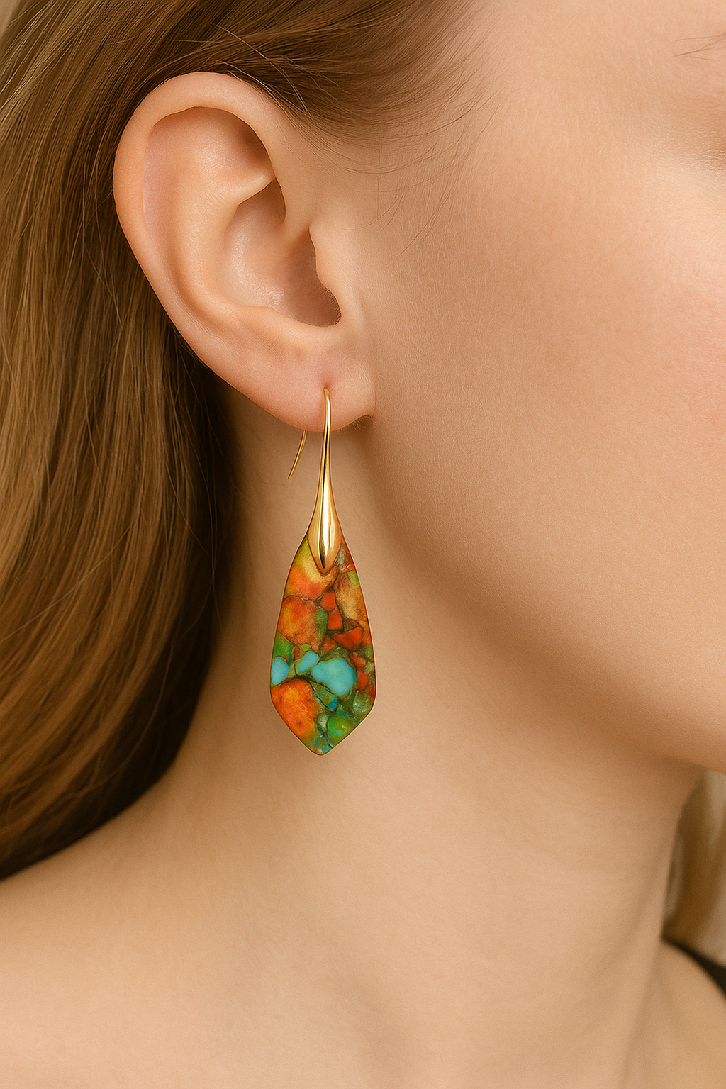 Boucles d’Oreilles "Impériales Bohèmes"