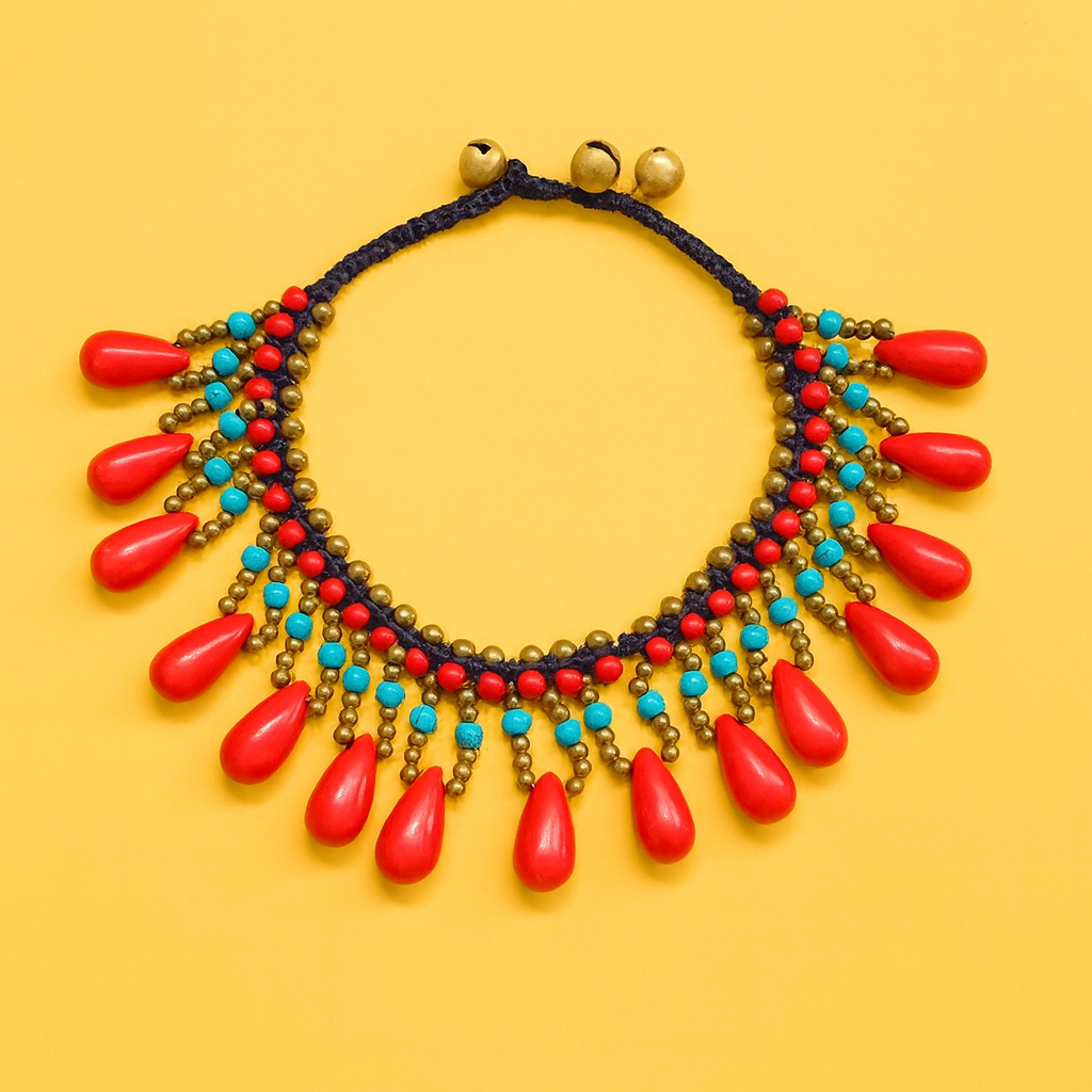Bracelet de Cheville Bohème Multicolore