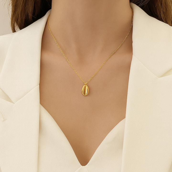 Collier Coquillage Doré