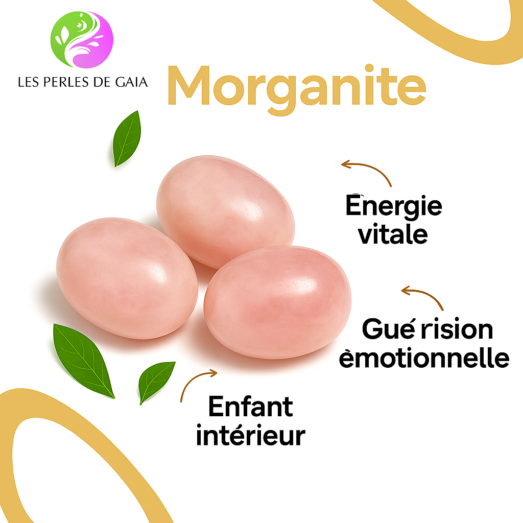 Bracelet "Enfant Intérieur" en Morganite