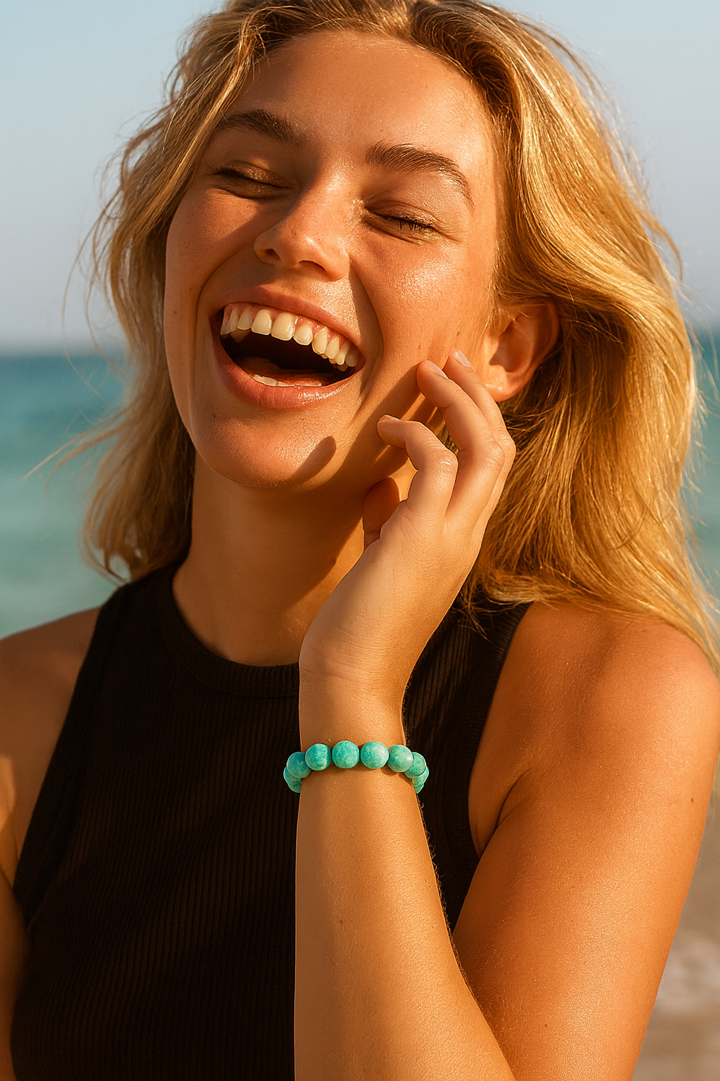 Bracelet "Calme et Apaisement" en Amazonite