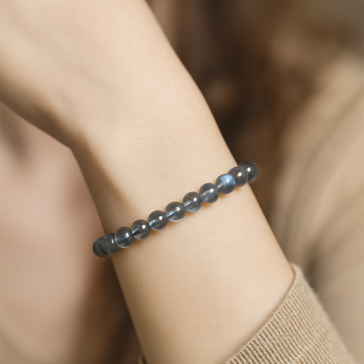 Bracelet "Essence de Lune" en Pierre de Lune Œil de Chat