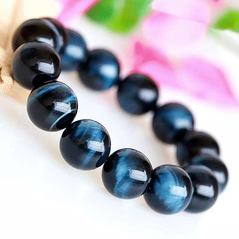 Bracelet "Gardien du Ciel" en Oeil de Faucon