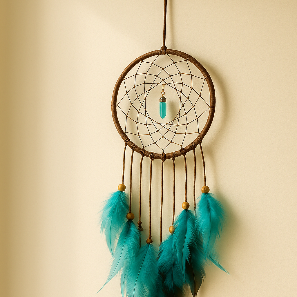Attrape-Rêves Turquoise Bleu
