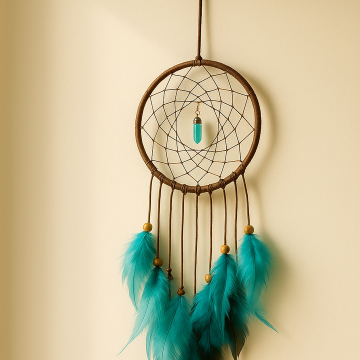 Attrape-Rêves Turquoise Bleu