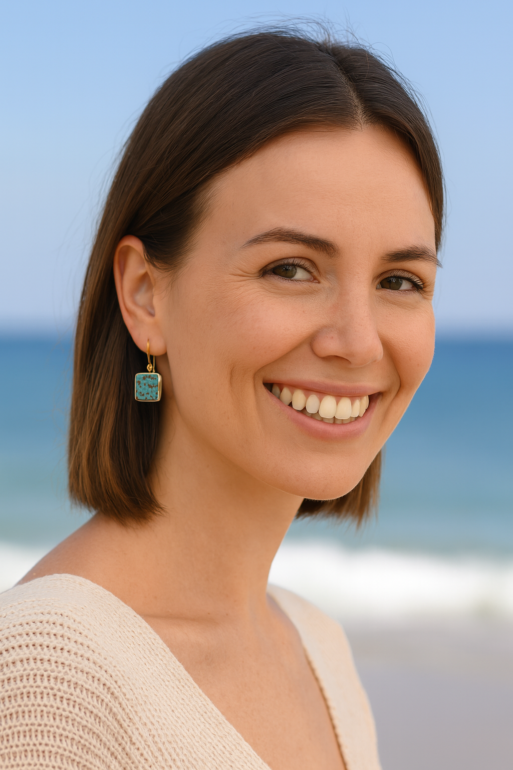 Boucles d’Oreilles "Éclat d’Azur"