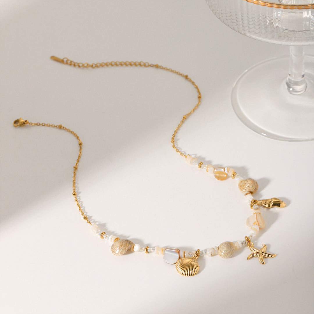 Bracelet Coquillage & Étoile de Mer