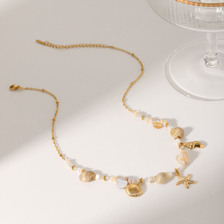 Bracelet Coquillage & Étoile de Mer
