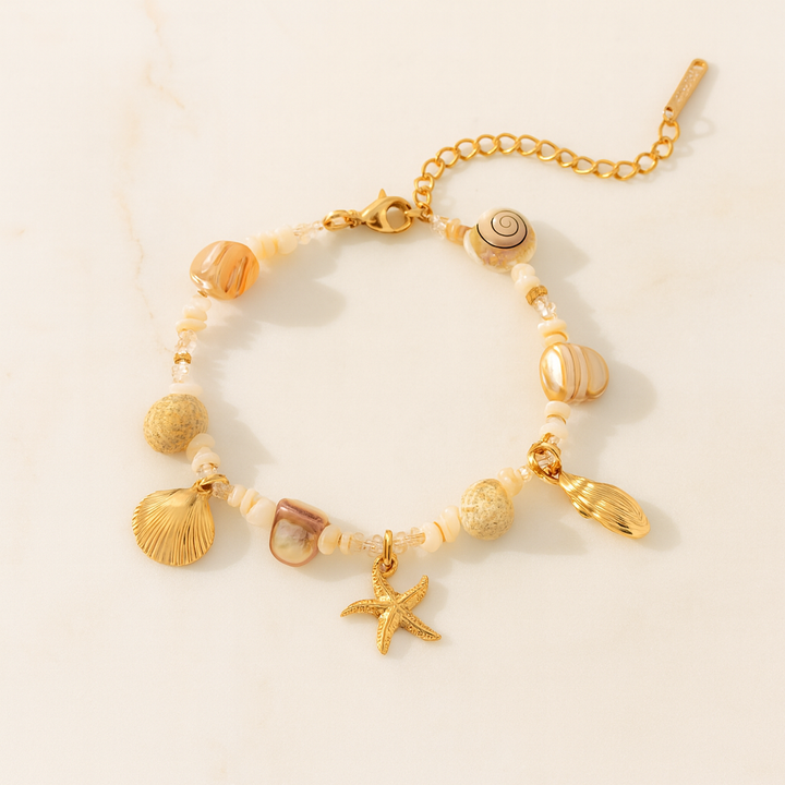 Bracelet Coquillage & Étoile de Mer