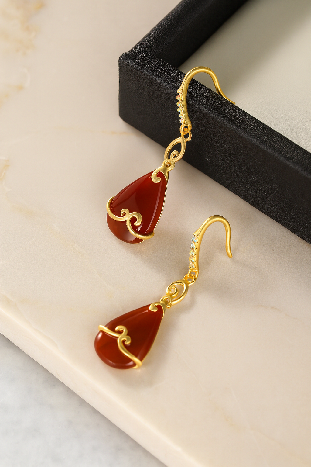 Boucles d’Oreilles "Flamme Céleste"