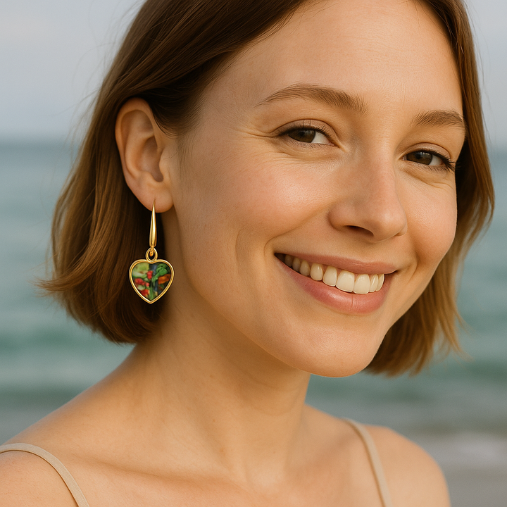 Boucles d’Oreilles "Cœur de GAIA"