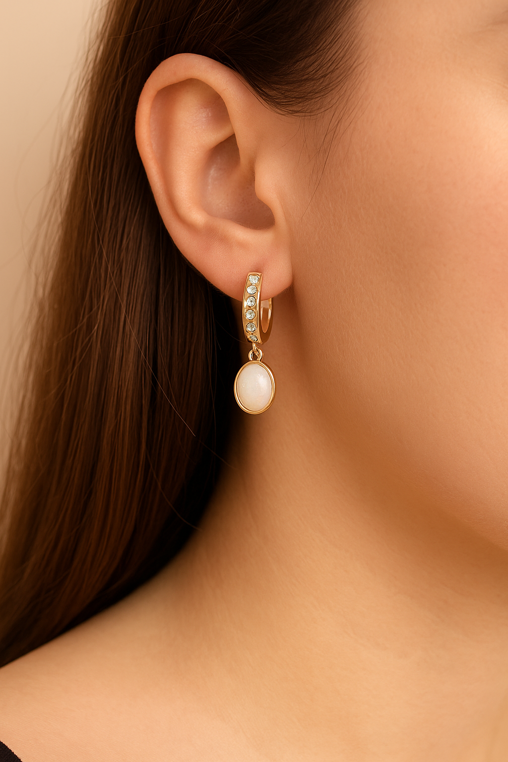 Boucles d’Oreilles "Lueur Opaline"