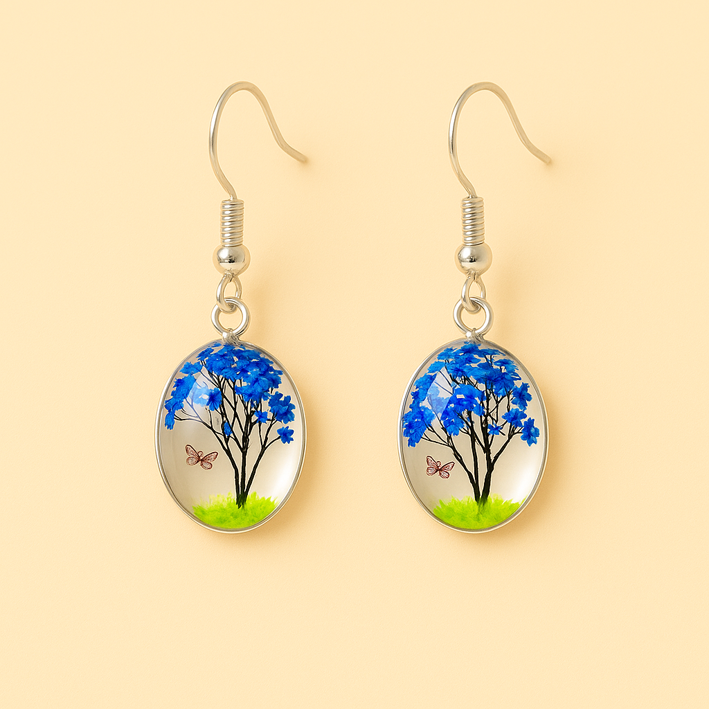 Boucles d’Oreilles "Étoile Florale"