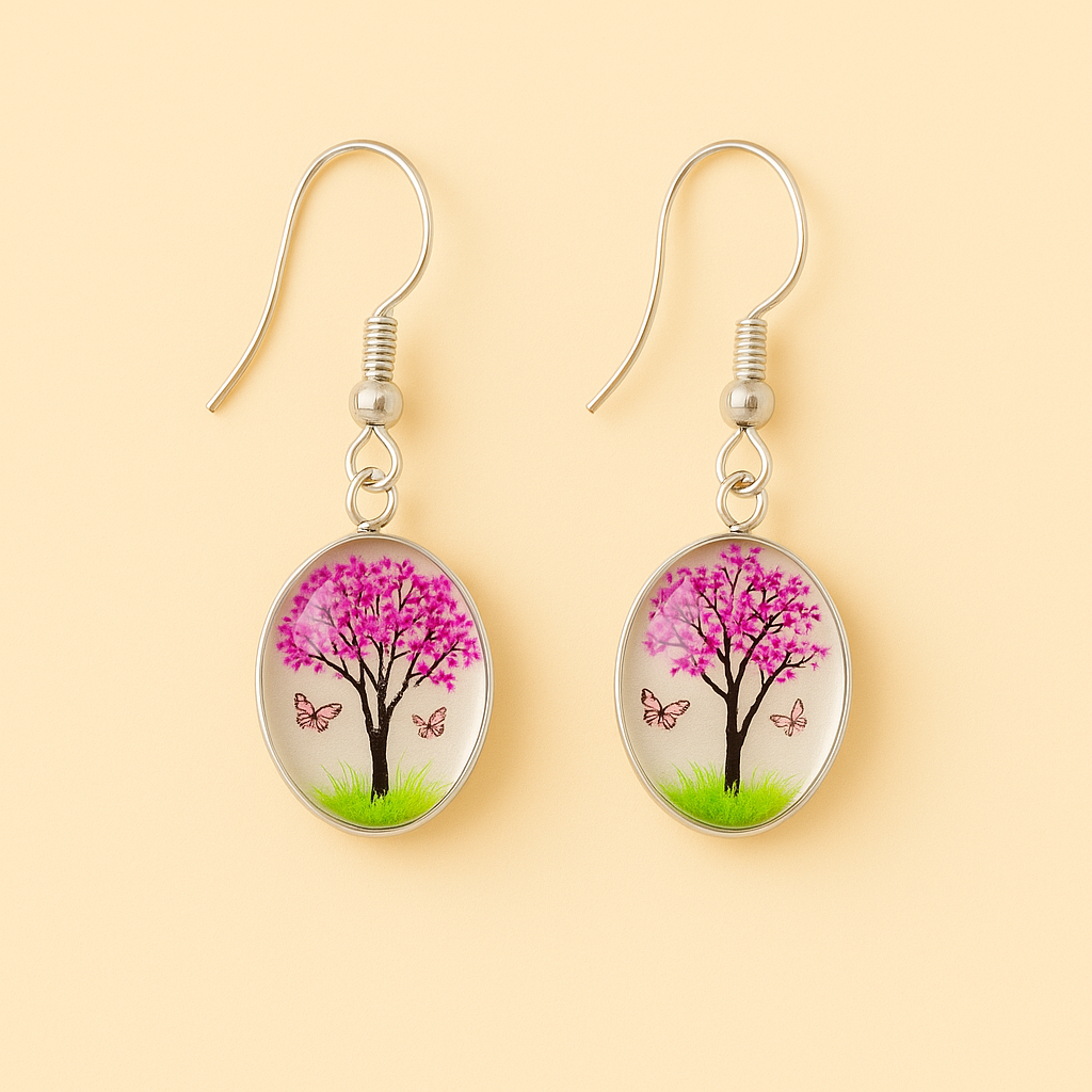 Boucles d’Oreilles "Étoile Florale"