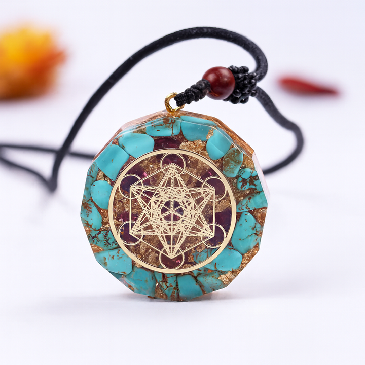 Pendentif "Cube de Métatron"