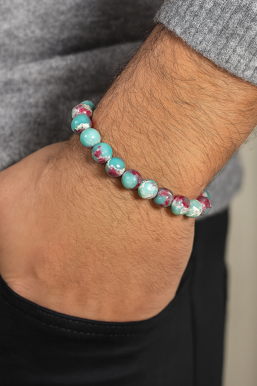 Bracelet "Innovation et Créativité" en Pierre de l'Empereur