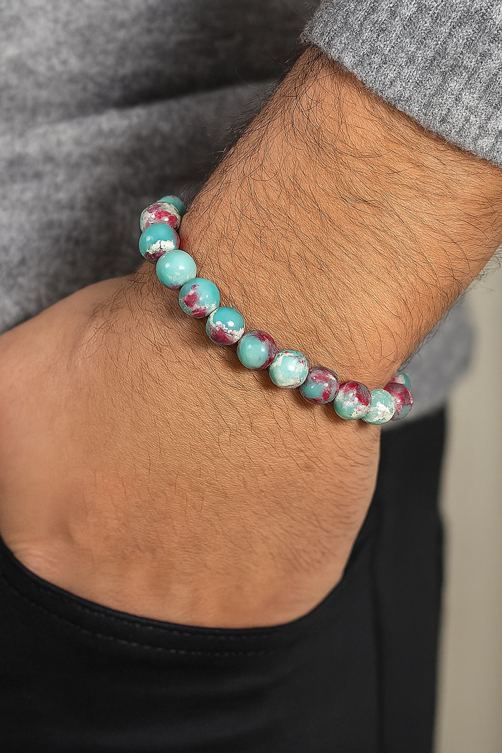 Bracelet "Innovation et Créativité" en Pierre de l'Empereur
