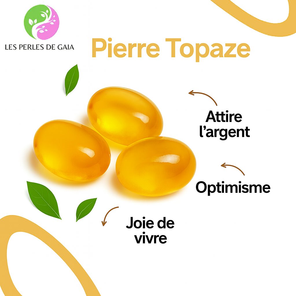 Collier Cristal de Topaze