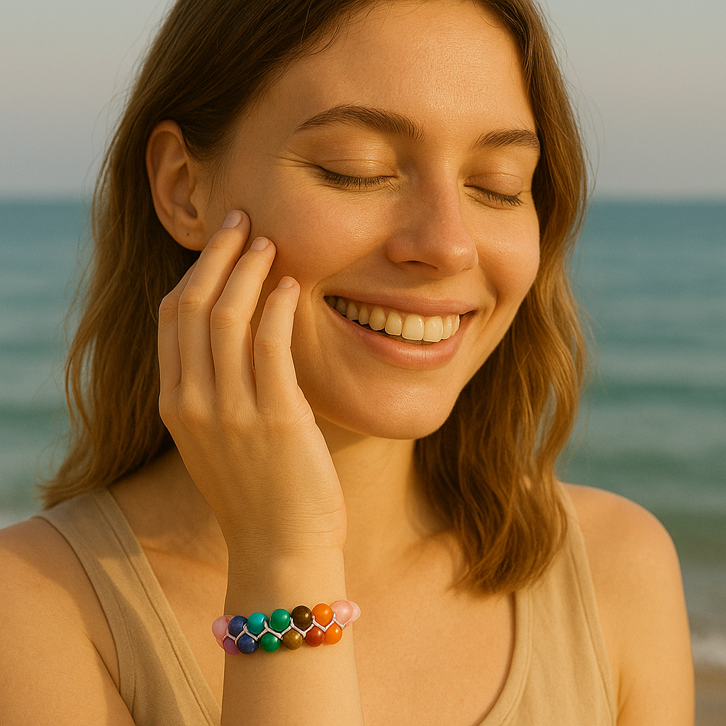 Bracelet Énergétique "GAIA 7 Chakras"