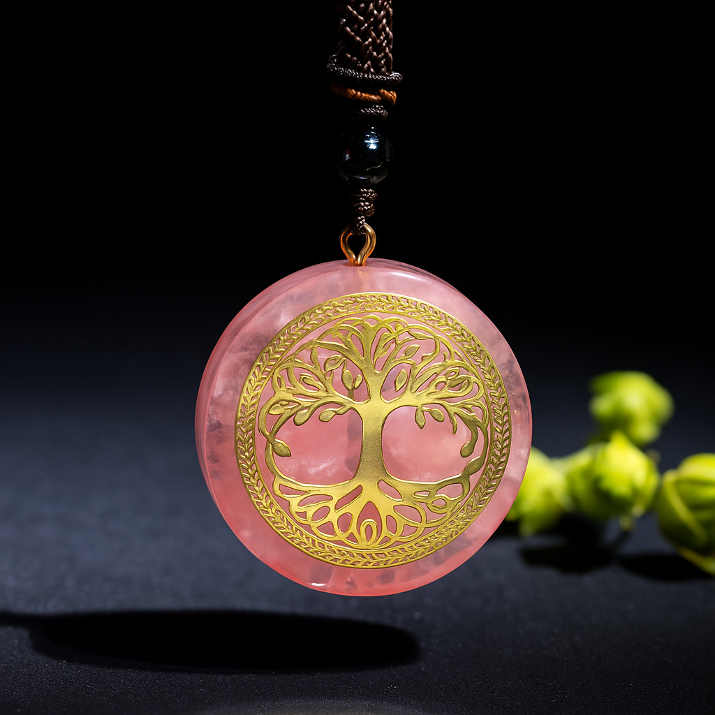 Pendentif Fleur Énergétique - Arbre de vie