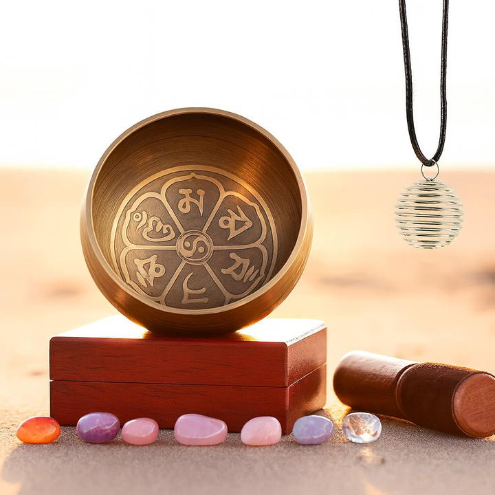 Coffret Cadeau Bouddha Son & Cristaux Naturels