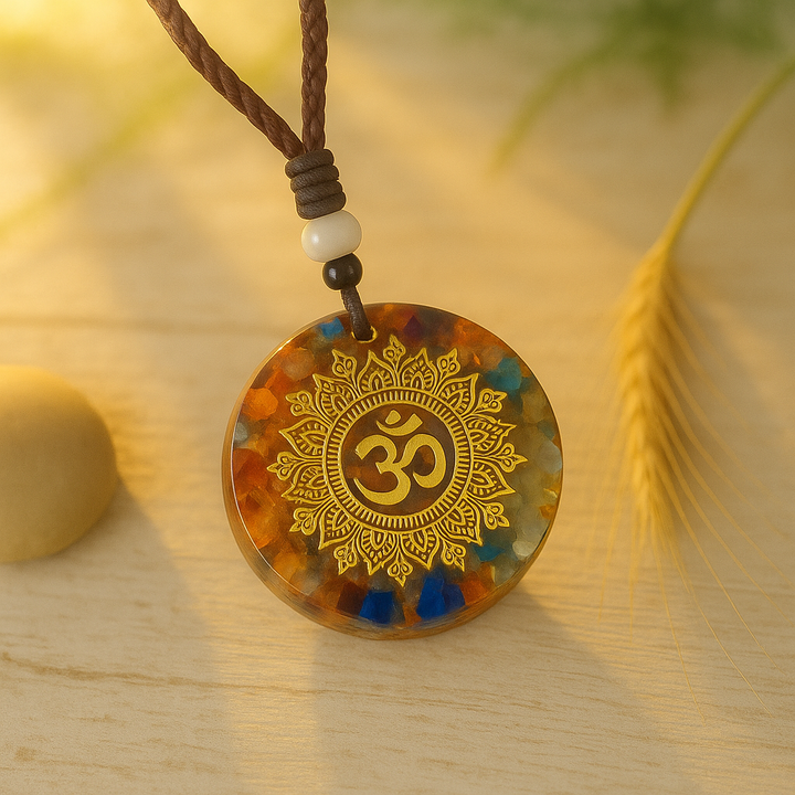 Collier “Géométrie Sacrée” en Pierre Naturelle