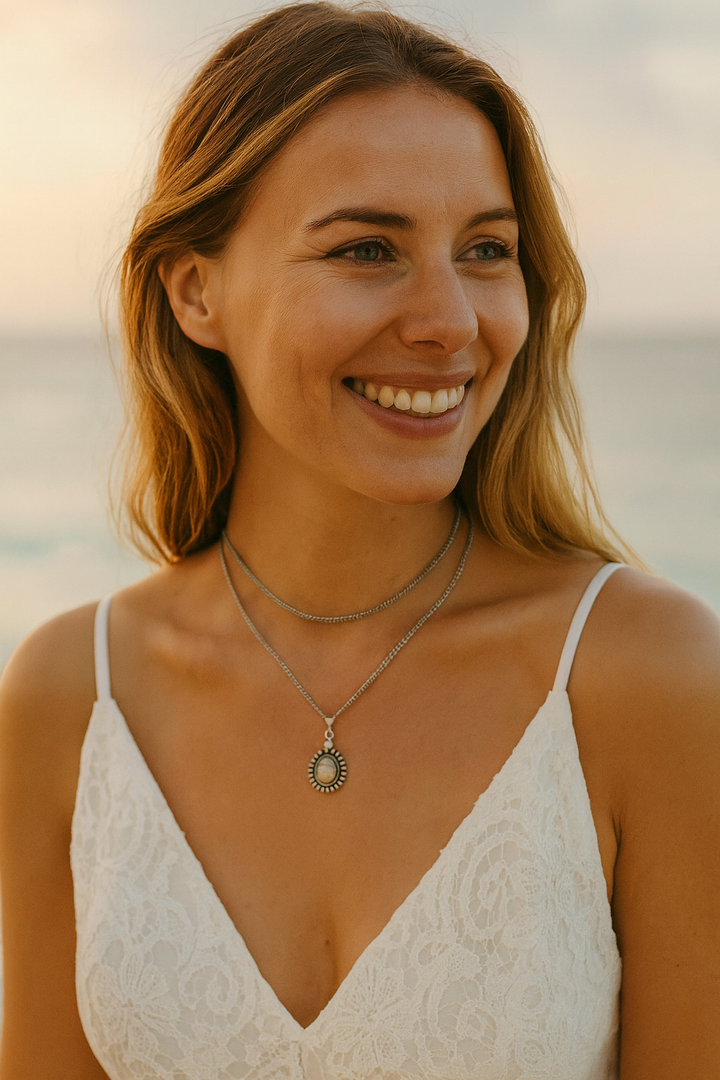 Collier "Larme de Lune"