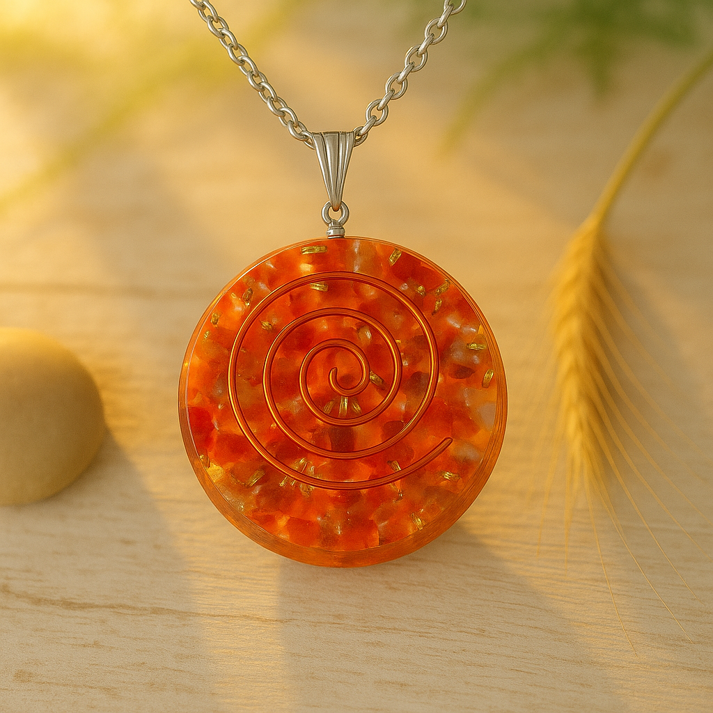 Pendentif Énergétique en Cristal Naturel