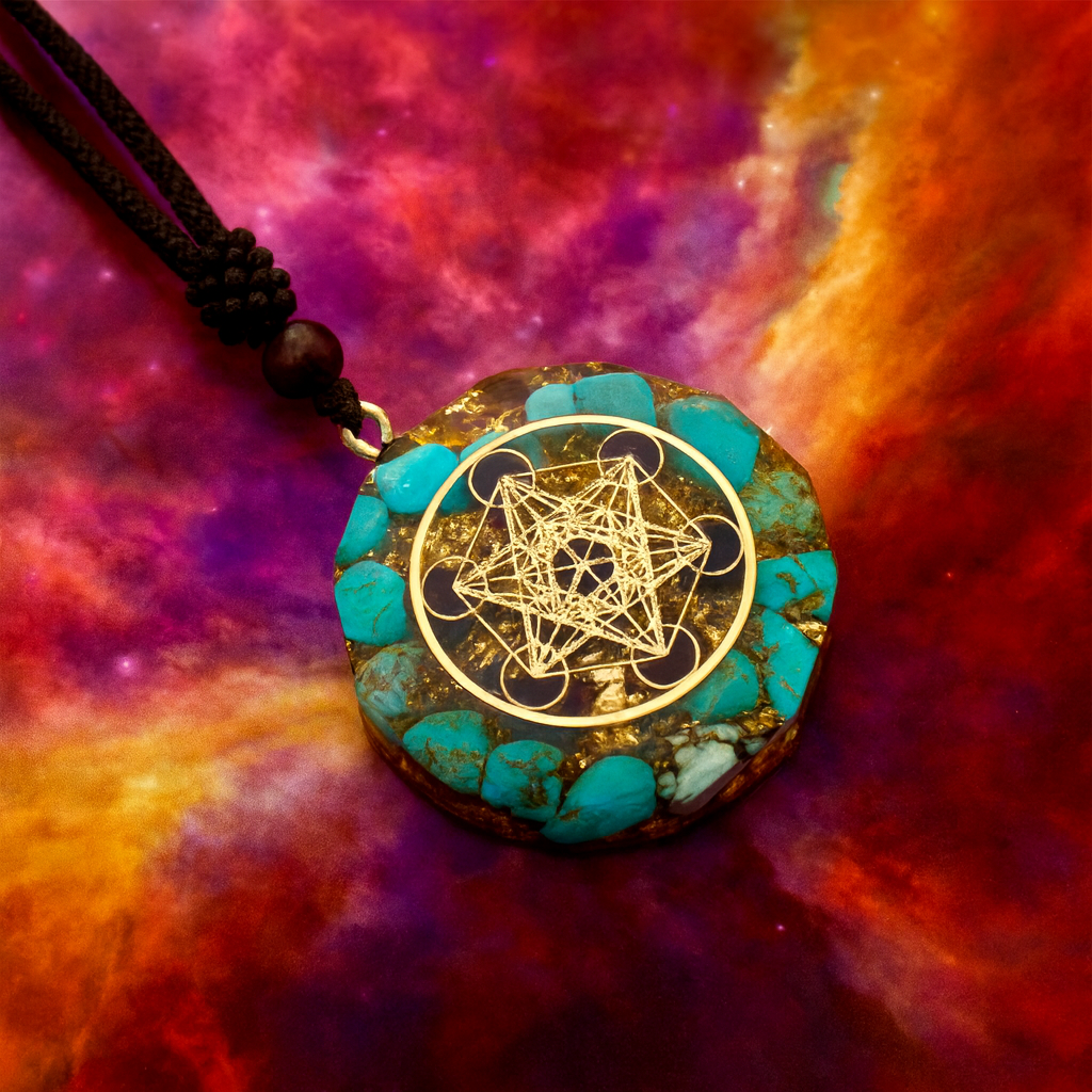 Pendentif "Cube de Métatron"